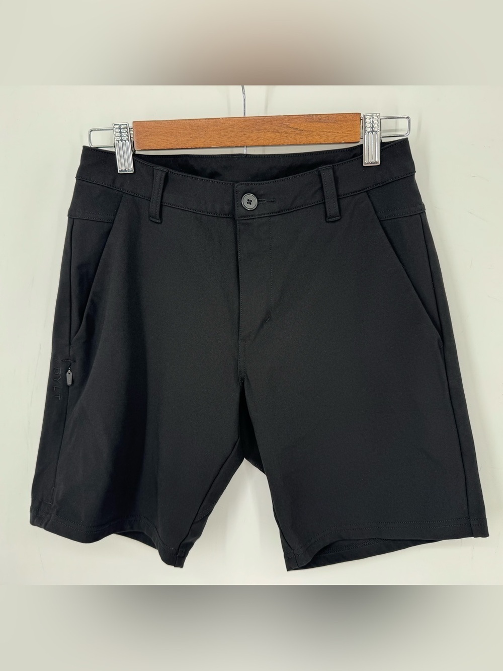 BYLT Basics Men's Black Everyday Neutral Shorts Waist Size 30 & 8" Inseam